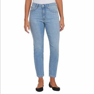 Ella Moss Women's High Rise Slim Straight Ankle Jeans